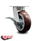 Service Caster 6 Inch Kingpinless Poly on Polyolefin Wheel Swivel Caster with Brake SCC SCC-KP30S620-PPUR-SLB - alternate 3